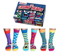 United Oddsocks Grump Heads Box of 6 Odd Socks for Men - UK 6-11, EUR 39-46, US 6½-11½