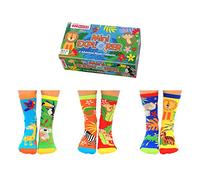 United Oddsocks Mini Explorer 6 Oddsocks para niños, UK 9-12, EUR 27-30, US 9.5-13, Multicolor