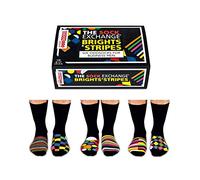 United Oddsocks- Set de 6 de algodón calcetines desparejados hombre - Brights and Stripes