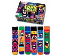 United Oddsocks The Funk Heads Caja Regalo, 6 calcetines desparejados