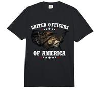 United Officers of America Policía Oficial Agente Fuerzas Comfort Colors Adult Heavyweight T-Shirt