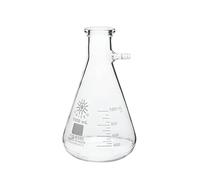 United Scientific™ FG5340-1000 - Frasco de filtrado de pared pesada de vidrio borosilicato, cuello de perno con tubulación, capacidad de 1000 ml (1 litro)