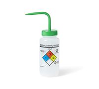 United Scientific™ UniSafe™ Botella de lavado ventilada LDPE de boca ancha, metiletílico cetona, 500 ml, 4 colores, paquete de 6