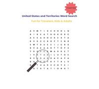 United States and Territories Word Search: Word Search Fun for Travelers, Kids & Adults