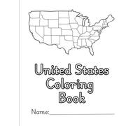 United States Coloring Book: “Discover America’s Landmarks, Symbols, and Maps While Coloring”