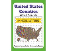 United States Counties Word Search: Word Search Puzzles with Easy to Read Print about United States Counties and similar areas | 6x9 inches, 110 pages ... ... Gift for Vacations, Holidays and Leisure.
