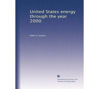 United States energy through the year 2000