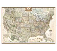 United States Executive Map [Laminated]: Reference Maps (National Geographic Reference Map)