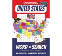 United States History & Presidents Word Search Puzzle Book: Easy to Read | 6x9 inches | Full Page Dates and Summaries | 57 Puzzles | Solutions Included
