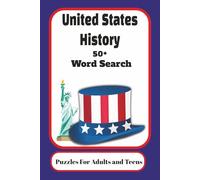 United States History Word Search: Word Searches with Easy to Read Print about US History and presidents |6x9 inches, 120 pages| 60 Puzzles...Gift for the History Enthusiast