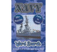United States Navy Word Search Puzzle Book: 50+ Puzzles Honoring America’s Maritime Force