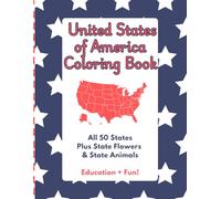 United States of America Coloring Book
