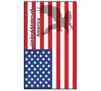 United States of America Flag Notebook - Lined Journal with USA Stars & Stripes Cover: Patriotic Writing Notebook for School, Office & Travel