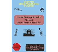 United States of America Themed Word Search Puzzle Book: Over 50+ Puzzles / Solutions Included / Great for Kids, Adults & Seniors / 6"x9"
