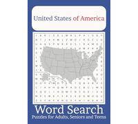 United States of America Word Search Puzzle Book: Easy-to-Read Print about the United States of America, Its History, States, and More | A Gift for Holidays, Educational Activities, and Leisure Time