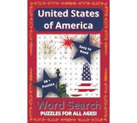 United States of America Word Search Puzzle Book: Word Searches with Easy to Read Print about The USA, Independence Day, History, and more | 6x9 ... 4th of July, Road Trips, and other Free Times