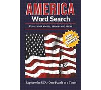 United States of America Word Search Puzzles: Easy-to-Read Print about U.S. States, American Cities, Famous Landmarks & More | 6 x 9 inches | 118 ... 50 Educational and Fun Puzzles for All Ages
