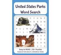 United States Parks Word Search: Explore America’s National and State Parks Through Fun Word Search Puzzles