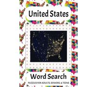 United States Word Search Book: A United States Themed Word Find Puzzle Book for Adults, Seniors, and Teens