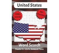 United States Word Search: Explore U.S. Capitals, State Birds, Landmarks & More - 4th of July Fun in a Handy 6x9 Travel Size - Perfect for Teens to Adults - Great Holiday Gift!