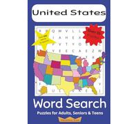 United States Word Search Puzzle Book: 55+ Easy to Read Puzzles Celebrating the Beauty and Diversity of the USA