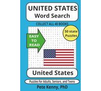 United States Word Search Puzzle Book: Cities and Towns of All 50 States (The United States of America Word Search Puzzle Books Collection)