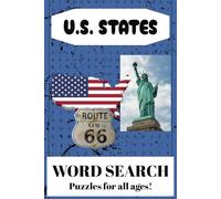 United States Word Search Puzzle Book For All Ages: Easy to Read Print about America's Fifty States | 6x9 inches | 50 puzzles, One per State | Gift for Vacations, Holidays and Free Times