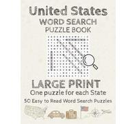 United States Word Search Puzzle Book (Miss Puzzled Extraordinary Wood Search Puzzle Books)