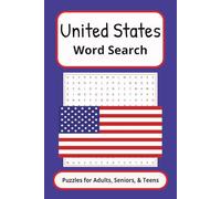 United States Word Search Puzzle Book: Word Searches with Easy to Read Print about U.S. States, Landmarks, Cities, and More | 6x9 inches, 110 pages | ... Gift for Vacations, Holidays, and Pastime
