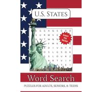 United States Word Search Puzzle Book: Word Searches with Easy to Read Print Exploring States, Cities, Landmarks and More | 6x9 inches, 110 pages | ... … Gift for Vacations, Holidays and Free Time