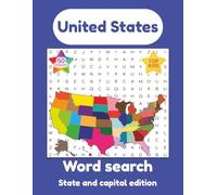 United States Word Search: Super Fun USA State Capital Word Search Book for Kids: Educational Puzzles for Students Exploring US Cities & Capitals