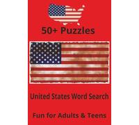 United States Word Search: United States Word Search is for all ages. Adults & Teens 50+ Puzzles