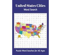United States Word Search: United States Word Search Puzzle Book with 50 State Puzzles and 15 Cities Each | Geography Brain Games for Adults & Teens