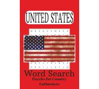 United States Word Search: Word Searches with Easy-to-Read Print featuring states, cities, landmarks, and more! This 6 x 9-inch puzzle book includes ... word search puzzles-perfect as a gift for vac