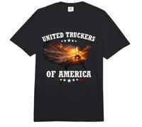 United Truckers of America Camionero Conductor de Camión Comfort Colors Adult Heavyweight T-Shirt