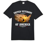 United Veterans of America Veterano Militar Soldado American Comfort Colors Adult Heavyweight T-Shirt