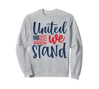 United We Stand 4 de Julio Patriotic America Orgulloso USA Freedom Sudadera