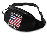 United We Stand Divided We Fall Flag - Riñonera unisex para viajes, correr, con correa ajustable, United We Stand Divided We Fall Bandera, Talla única, moda
