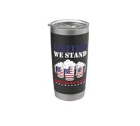 United We Stand Drunk We Fall Drinking Beer 4th Of July Vaso térmico de acero inoxidable de doble pared