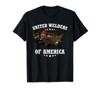 United Welders of America Soldador Soldadura Metalúrgico Camiseta
