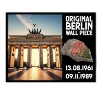 United1871 Piedra original del muro de Berlín con certificado de autenticidad | Hecho a mano en Berlín Manufaktur | recuerdo de Berlín