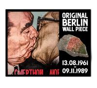 United1871 Piedra original del muro de Berlín con certificado de autenticidad | Hecho a mano en Berlín Manufaktur | recuerdo de Berlín