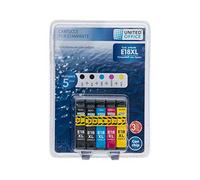 UNITEDOFFICE® Cartucho Epson inktcartridges (18XL)