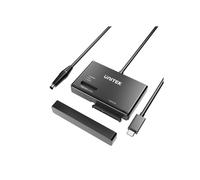UNITEK Adaptador USB 3.1 tipo C a SATA / NVMe M.2 para discos duros