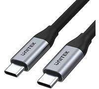 Cable UNITEK C14082ABK USB C a USB C 1 m 10 Gbit/s negro