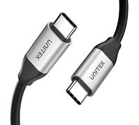 Cable UNITEK C14082ABK USB C a USB C 1 m 10 Gbit/s negro