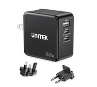 Fuente de Alimentación UNITEK 65W GaN Power Delivery Modelo P1117B Carga Rápida Universal