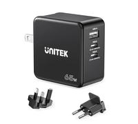 Unitek Cargador de Pared P1117B Negro 65 W (1 Unidad) - Marca EAN: 4894160049148
