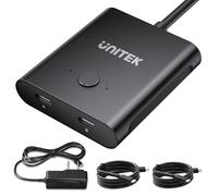 Unitek Conmutador bidireccional USB C 1 en 2 Salidas 8K a 60Hz