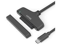 UNITEK Convertitore da USB C 3.1 a interfaccia SATA 6G, per dischi rigidi HDD e SSD di qualsiasi capacità, superveloce 6GBpS, funzione UASP, Opaco, Nero
